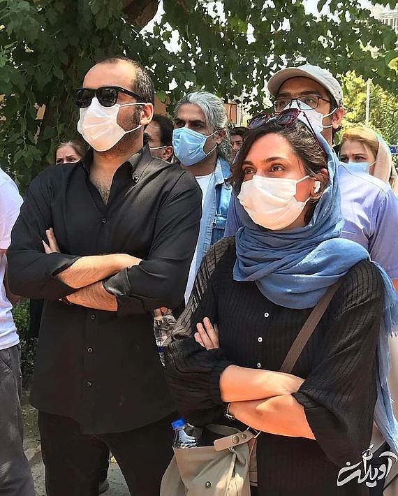 (تصاویر) تجمع هنرمندان در حمایت از خوزستان